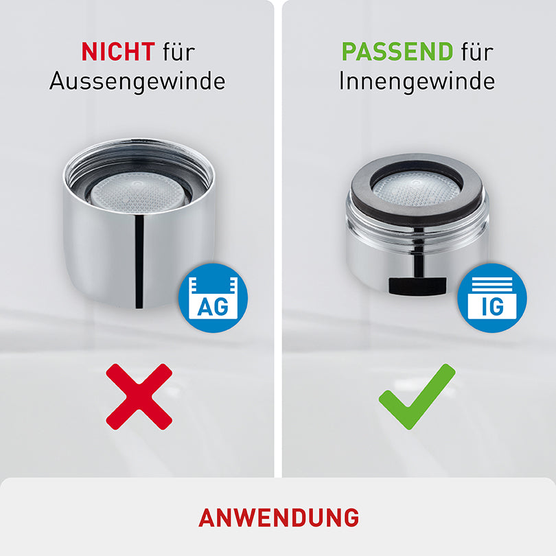 Neoperl Mundstück/Gehäuse-Set Außengewinde M24x1