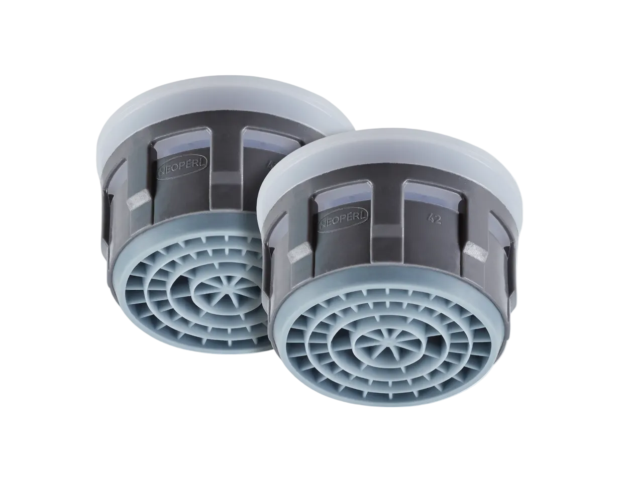 2er Set: Neoperl Strahlregler-Innenteil für M22/M24 Gewinde, max. 4 l/min., Komfortstrahl (Waschtisch)