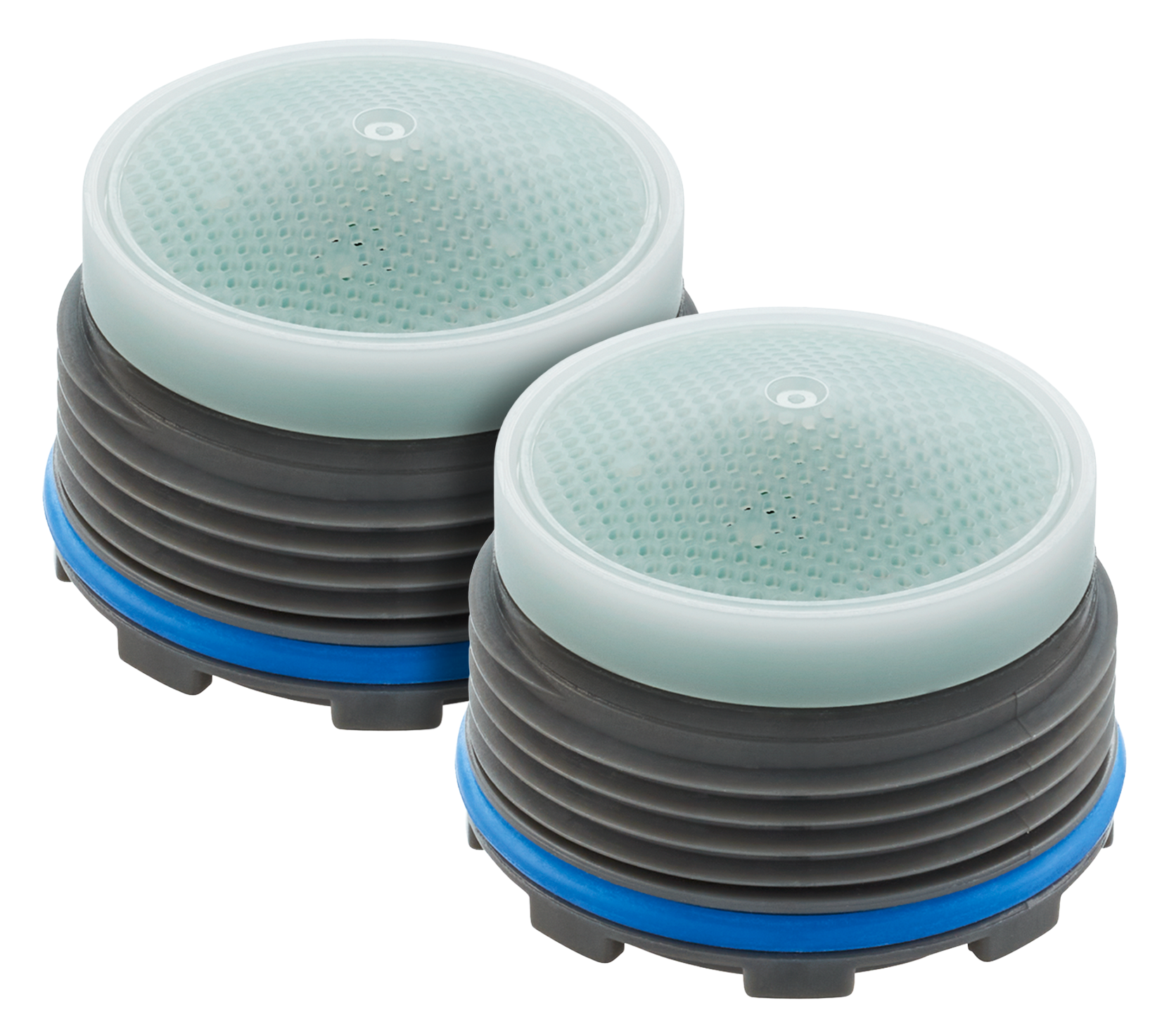 2er Set: Neoperl Caché Strahlregler mit M18,5×1 Gewinde, max. 6 l/min., Komfortstrahl (Küche)