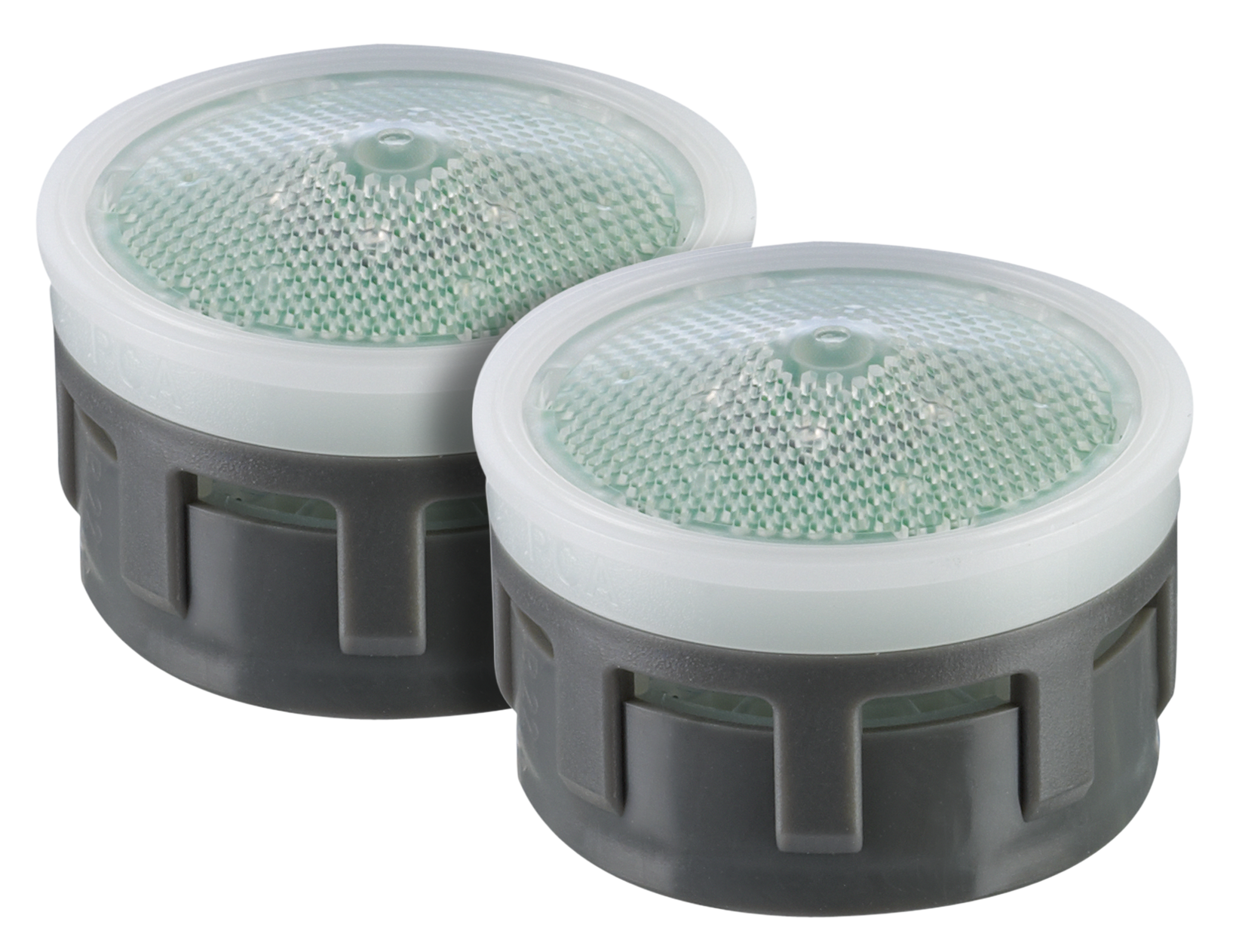 2er Set: Perlator Strahlregler-Innenteil für M22/M24 Gewinde, max. 6 l/min., Komfortstrahl (Küche)