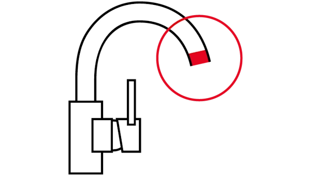 Neostrahl Caché Strahlformer mit M21,5×1 Gewinde für drucklose Warmwasserbereiter