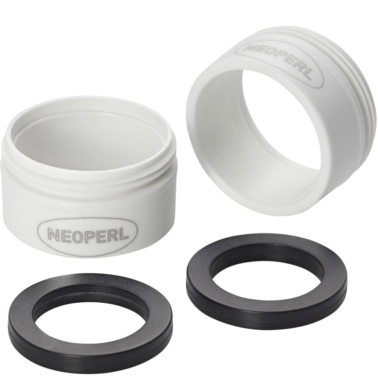 Neoperl ZERO Mundstück aus High-Tech-Kunststoffen/Außengewinde M24x1, Weiß