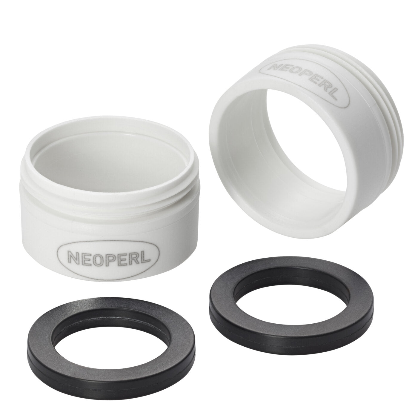 Neoperl ZERO Mundstück/nachhaltiges Gehäuse-Set Außengewinde M24x1, Weiss